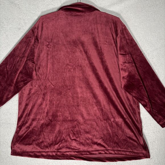Vintage Sweet Blondie Women’s Size 2X Blouse 70s Inspired Retro Velvet Holiday - Picture 12 of 14